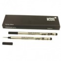 Refill per penne roller Montblanc punta media - nero - conf. 2 pezzi - MB128231