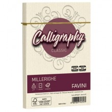 Busta Favini Millerighe formato 12x18 cm 100 g - conf. 25 pz - colore avorio A57Q427