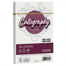 Busta Favini Millerighe formato 12x18 cm 100 g - conf. 25 pz - colore bianco A570427