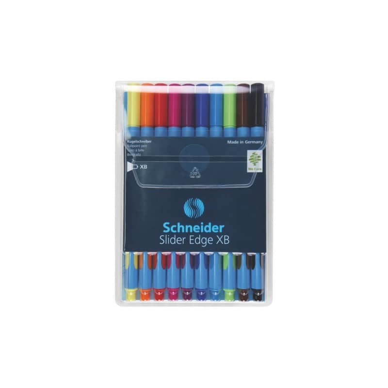 Penne a sfera Schneider Slider Edge XB colori assortiti conf. 10 pezzi - P152290