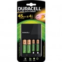 Caricabatterie Duracell Charger CEF 14 (4 ore) con 2 AA+2AAA Value DU101