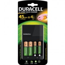 DURACELL - DU101 - Caricabatterie charger cef 14 (4 ore) con 2 aa+2aaa  value - 5000394118577