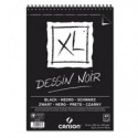 Blocco spiralato Canson Black XL nero 150 g/m² 40 fogli A4 C400039086 (Conf.5)