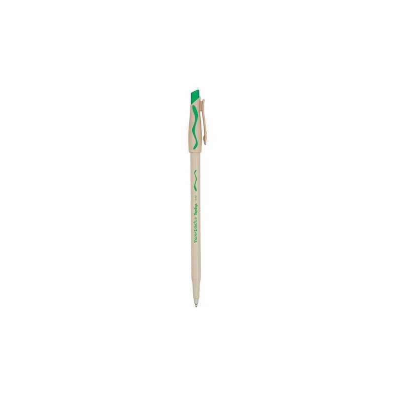 Penne a sfera stick Paper Mate Replay cancellabile M 1 mm verde S0183001 (Conf.12)