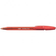 Penna a sfera a scatto BIC Cristal Clic M 1 mm rosso 8507341 (Conf.20)