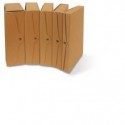 Scatola portaprogetti con bottone in cartone EURO-CART 35x25 cm dorso 4 cm FMC XCPECO04AV (Conf.5)