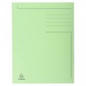 Cartelline a 3 lembi Forever® 24,5x35 cm verde conf. 50 pezzi - 449013E