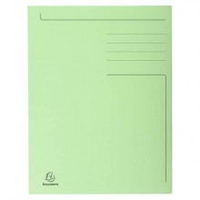 Cartelline a 3 lembi Forever® 24,5x35 cm verde conf. 50 pezzi - 449013E