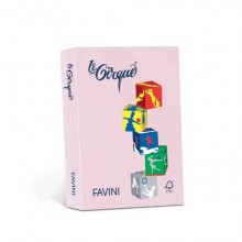 Carta colorata Favini Le Cirque A3 160  g/m² colori tenui Rosa 108 - risma da 250 fogli - A74S223