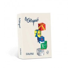 Carta colorata Favini Le Cirque A3 160  g/m² colori tenui Avorio 110 - risma da 250 fogli - A74Q223