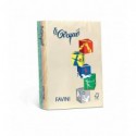 Carta colorata Favini Le Cirque A4 160 g/m² assortiti 5 colori tenui risma da 250 fogli - A74X304