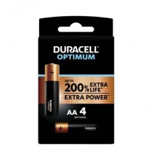 Batterie alcaline Duracell Optimum Stilo AA - MN1500 - blister da 4 - DU0030-05000394139183