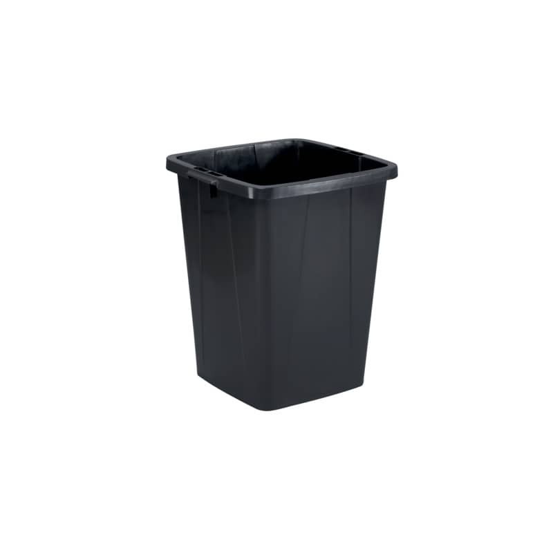 Contenitore portarifiuti Durable DURABIN 90 L in polipropilene nero - 1800474221