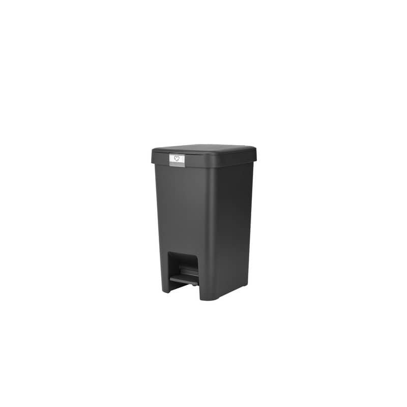 Pattumiera a pedale Brabantia StepUp per raccolta differenziata - capacità 16 L - dark grey - 800306