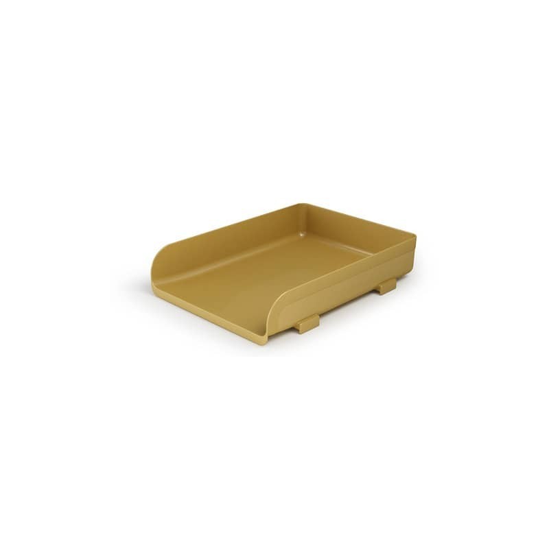 Vaschetta portacorrispondenza Arda Vintage Caramel 25,4x33,5xH.7 cm in conf. da 10 ocra - 85510CA