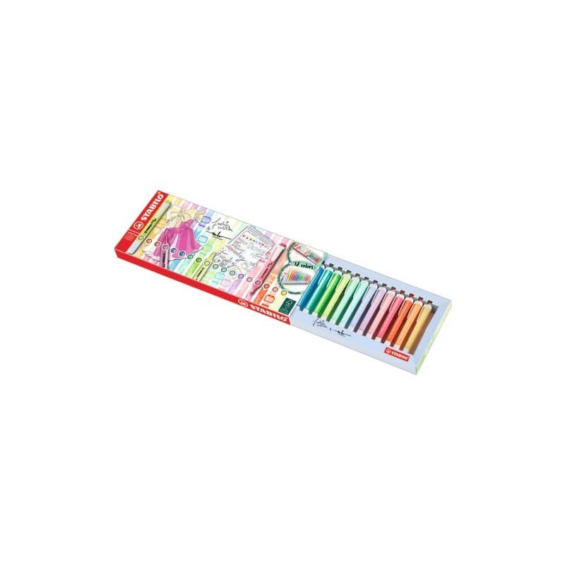 Evidenziatori Stabilo Swing® Cool Pastel conf. 18 colori assortiti - 275/18-01-5