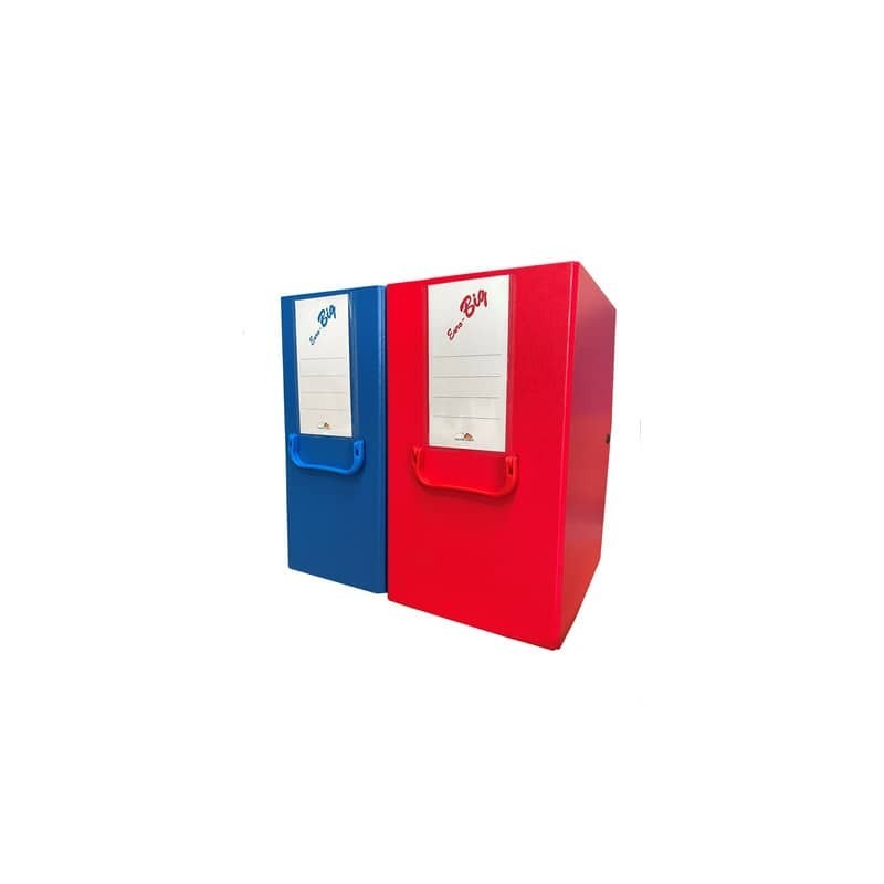Cartella portaprogetti con bottone Euro-cart Euro Big - 25x35 cm dorso 16 cm - rosso - YCP-PPL16RO