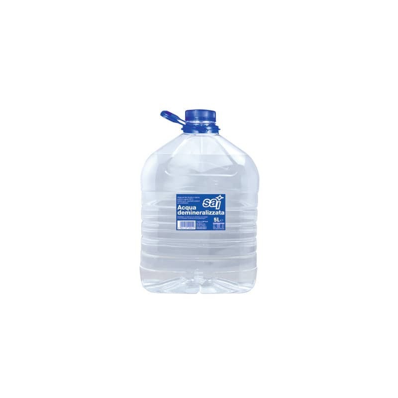 Acqua demineralizzata SAI - formato 5 litri - 0201018