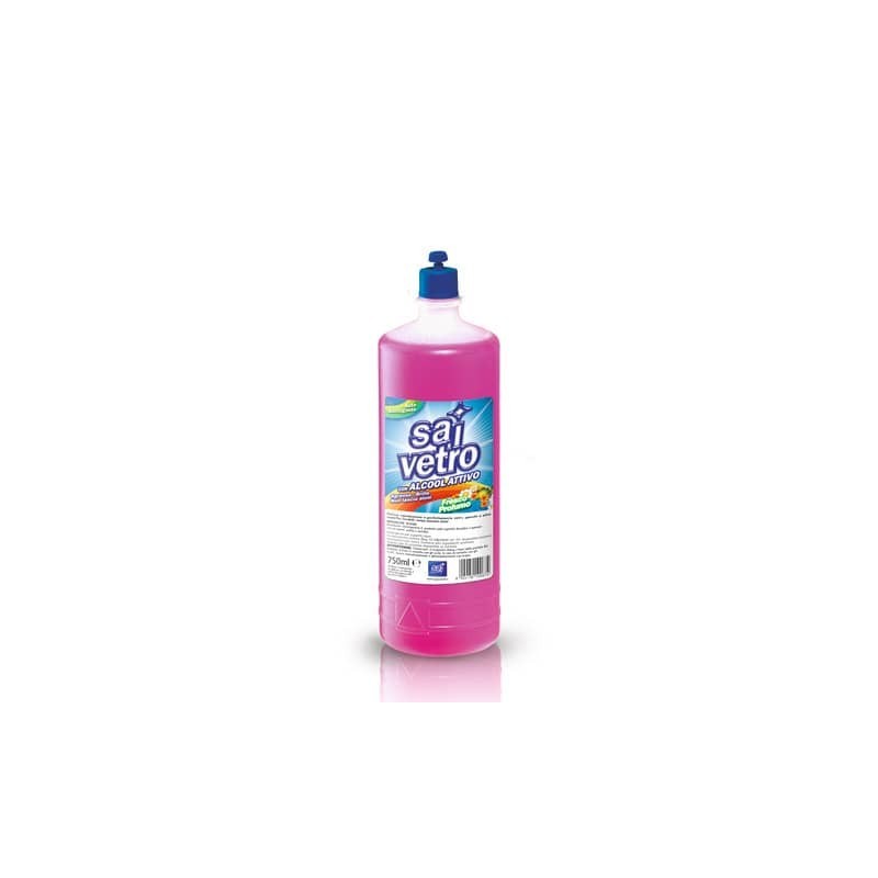 Detergente vetri con alcool attivo SAI 0,75 L 0501026 (Conf.2)