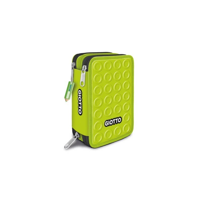 Astuccio Giotto collezione Stilnovo 3 Zip in 3 colori assortiti - F953800