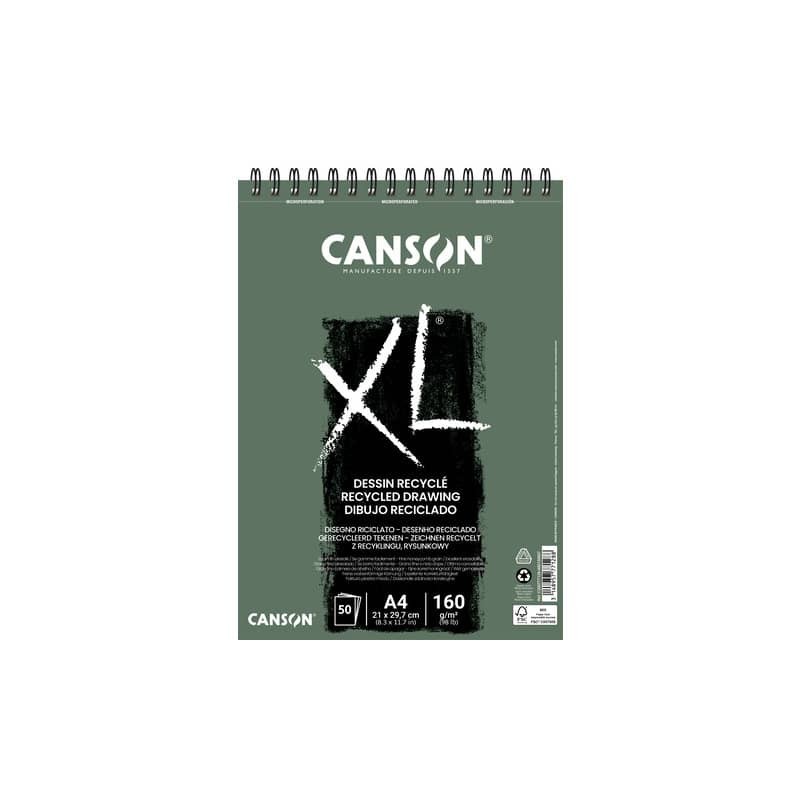 Blocco spiralato sul lato corto Canson XL Recycled 50 ff 160 g/m² A4 C200777128
