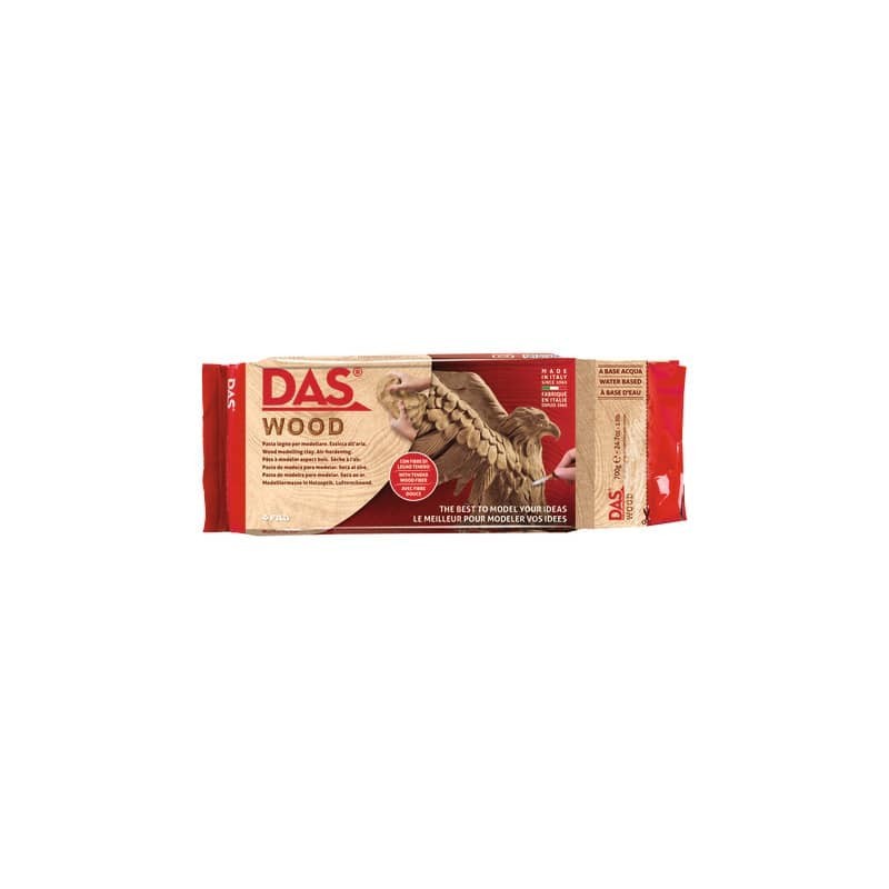 Pasta legno per modellare DAS Wood panetto da 700 g F348800