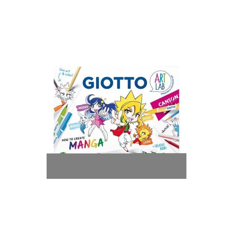 Set creativo Giotto Art Lab How To Create Manga F582300