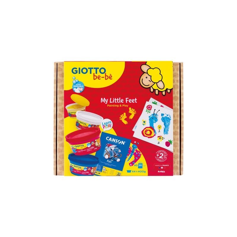 Set creativo gioca e colora Giotto Bebè My Little Feet F478800