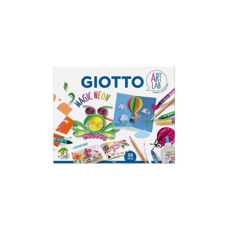 Set Giotto Art Lab 28 x 35 x 4 cm Magic Neon F582200