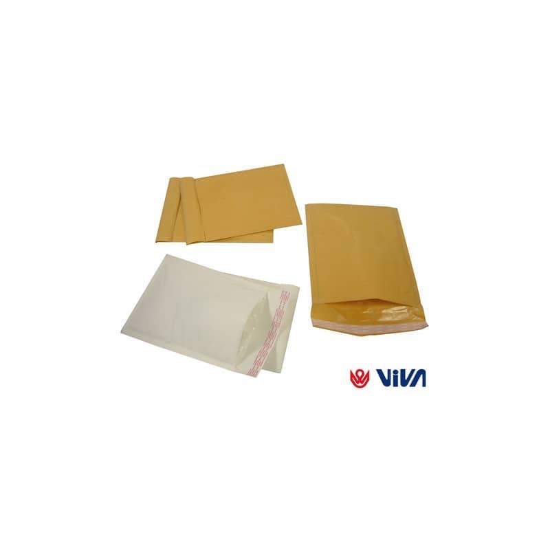 Buste imbottite Viva Kraft avana conf. 100 pz formato D - 200x270 mm 3425