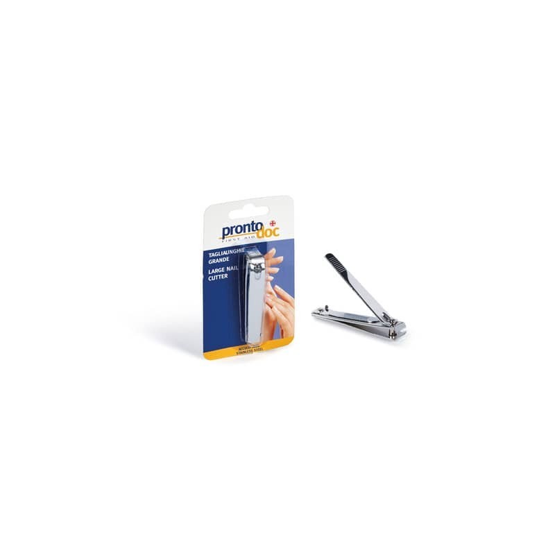 Tagliaunghie grande con limetta ProntoDoc 100% acciaio inox 4204