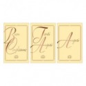 Biglietti Biembi Midi Da Vinci Compleanno e Auguri 9x14 cm conf. 18 pz assortiti avorio - BXBDKTC10