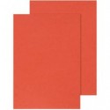Copertina per rilegatura Q-Connect A4 250 g/m² rosso goffrato Conf. 100 pezzi - KF00499