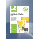 Copertine lucide per rilegatura Q-Connect in PET A4  200 micron - conf. 100 pezzi - KF10950