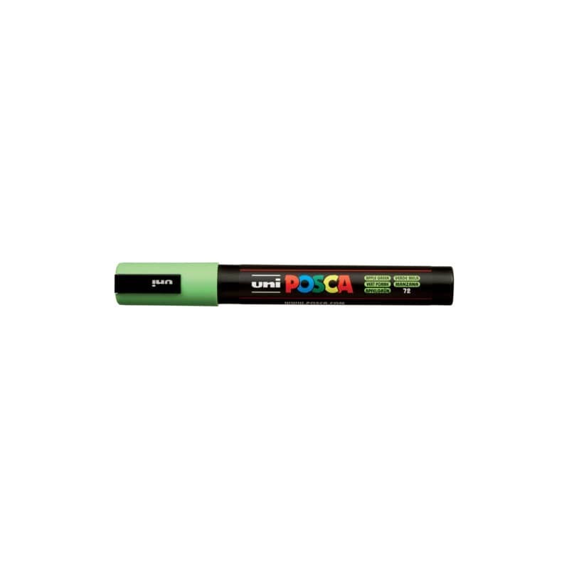 Marcatore a tempera POSCA Uni-Ball punta media 2,5 mm verde mela M PC5M VMELA