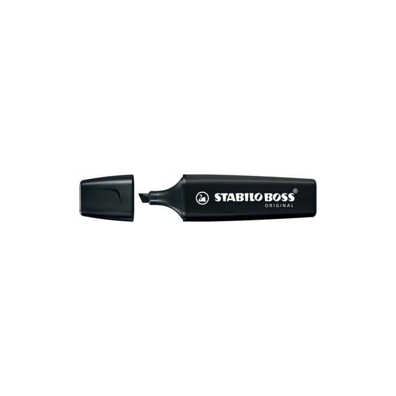 Evidenziatore Stabilo Boss Original - colore nero - 70/46 (Conf.10)