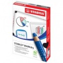 Matitone colorato per lavagne e blocchi Stabilo MARKdry con mina XXL blu 648/41