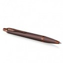 Penna a sfera a scatto monocromatica Parker punta media blu finitura bordeaux 2190514