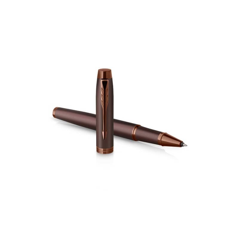 Penna roller monocromatica Parker punta fine nero finitura bordeaux 2190513