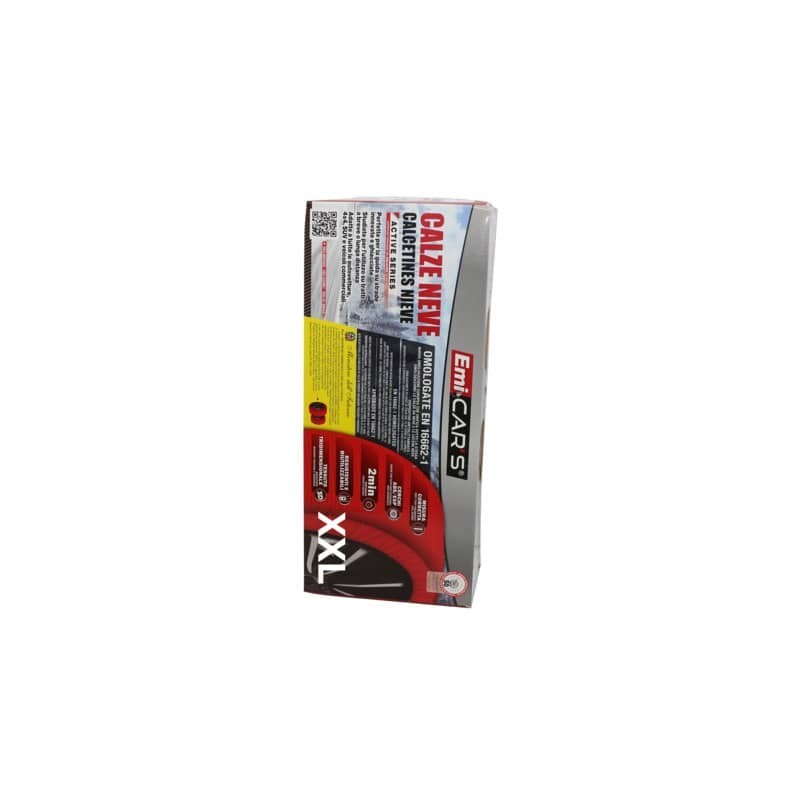 Calze da neve Emi omologate per auto - XXL - conf. 2 pezzi - 8009199