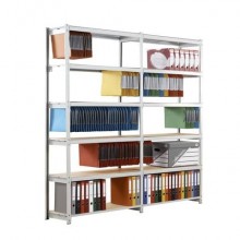 Modulo aggiuntivo scaffalatura Paperflow RANG'ECO SF fisso 100x37x195 cm grigio - K652132