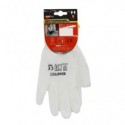 Guanti da lavoro in poliuretano Emi - 7/S - bianco - EN 388 4131X - 8104290