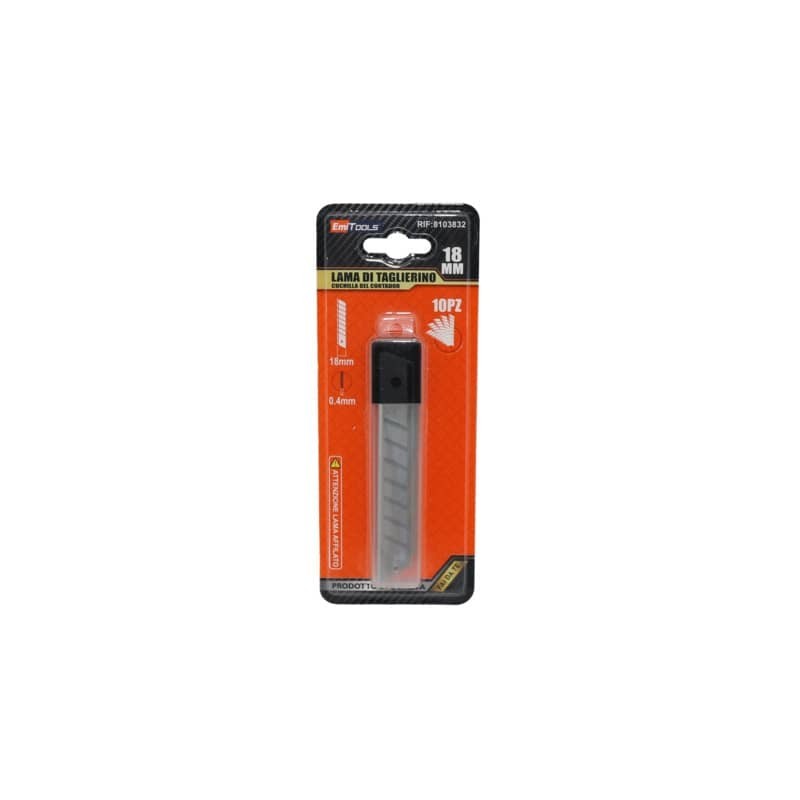 Lama di ricambio per cutter Emi - pezzi 18 mm - conf. 10 pezzi - 8103832