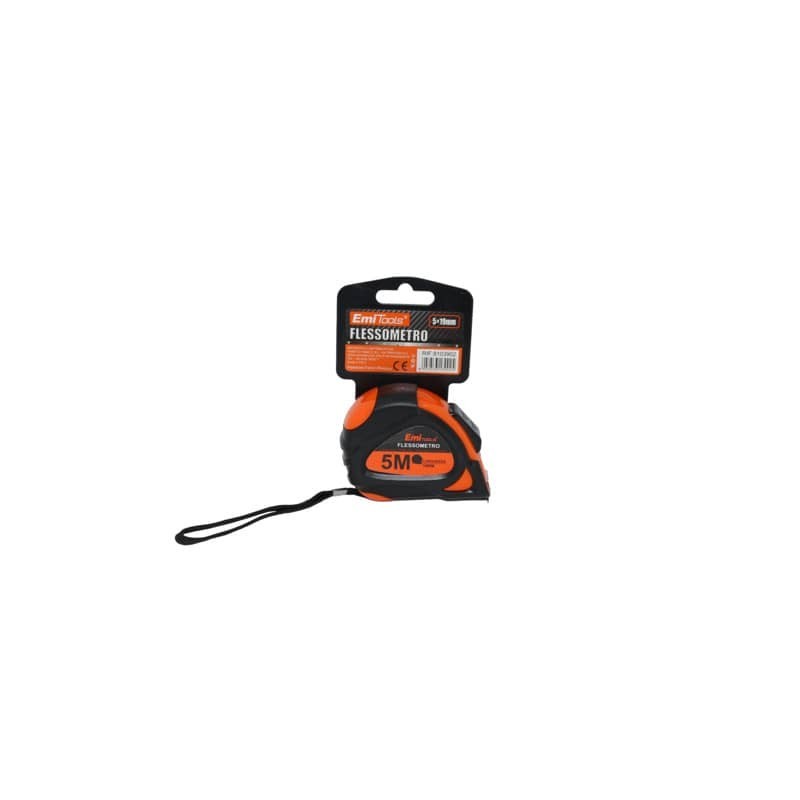 Metro flessibile Emi - 5m x 19 mm - arancione e nero - 8103902