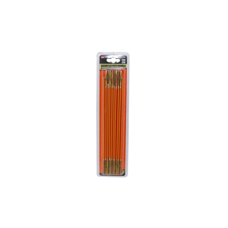 Metro pieghevole Emi in legno - 200 cm - arancione - 8103965