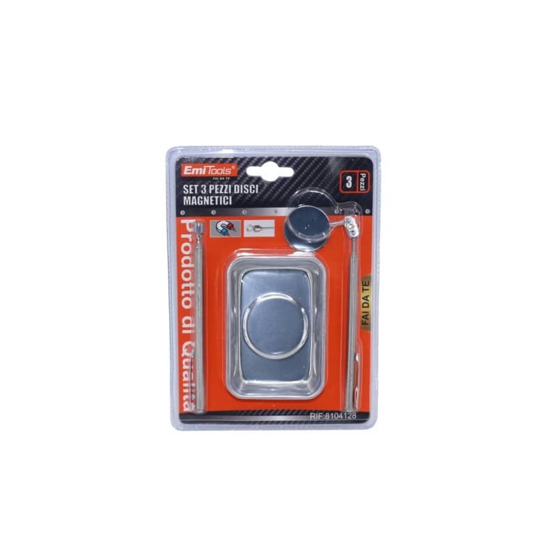 Raccoglitori telescopici magnetici Emi - conf. da 3 pezzi - 8104128