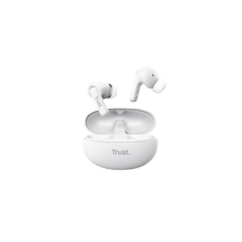 Auricolari ENC bluethooth Trust Yavi bianco-con gommino 25172
