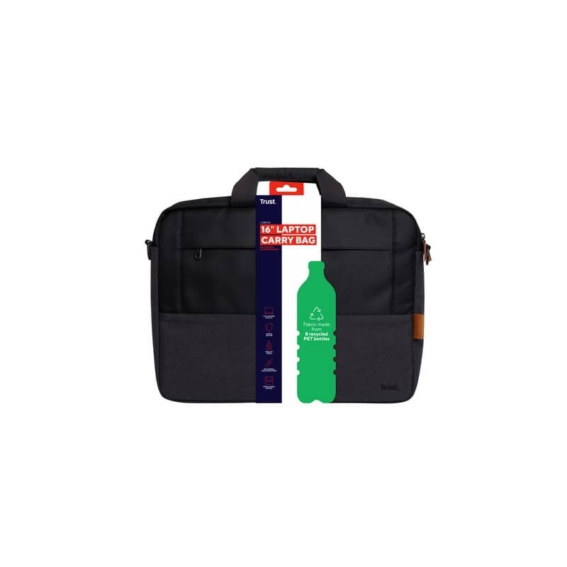 Borsa per laptop fino a 16'' Trust Lisboa nero 25246
