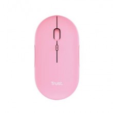 Mouse ultrasottile wireless Trust ricaricabile rosa 24125