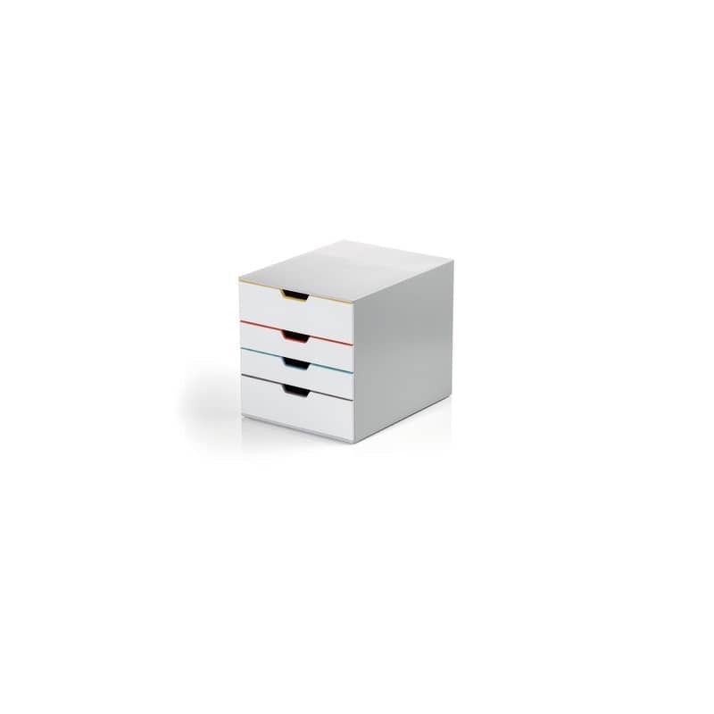 Cassettiera Durable Varicolor® con serratura grigia 280x292x356 mm MIX 4 SAFE - 7626-27